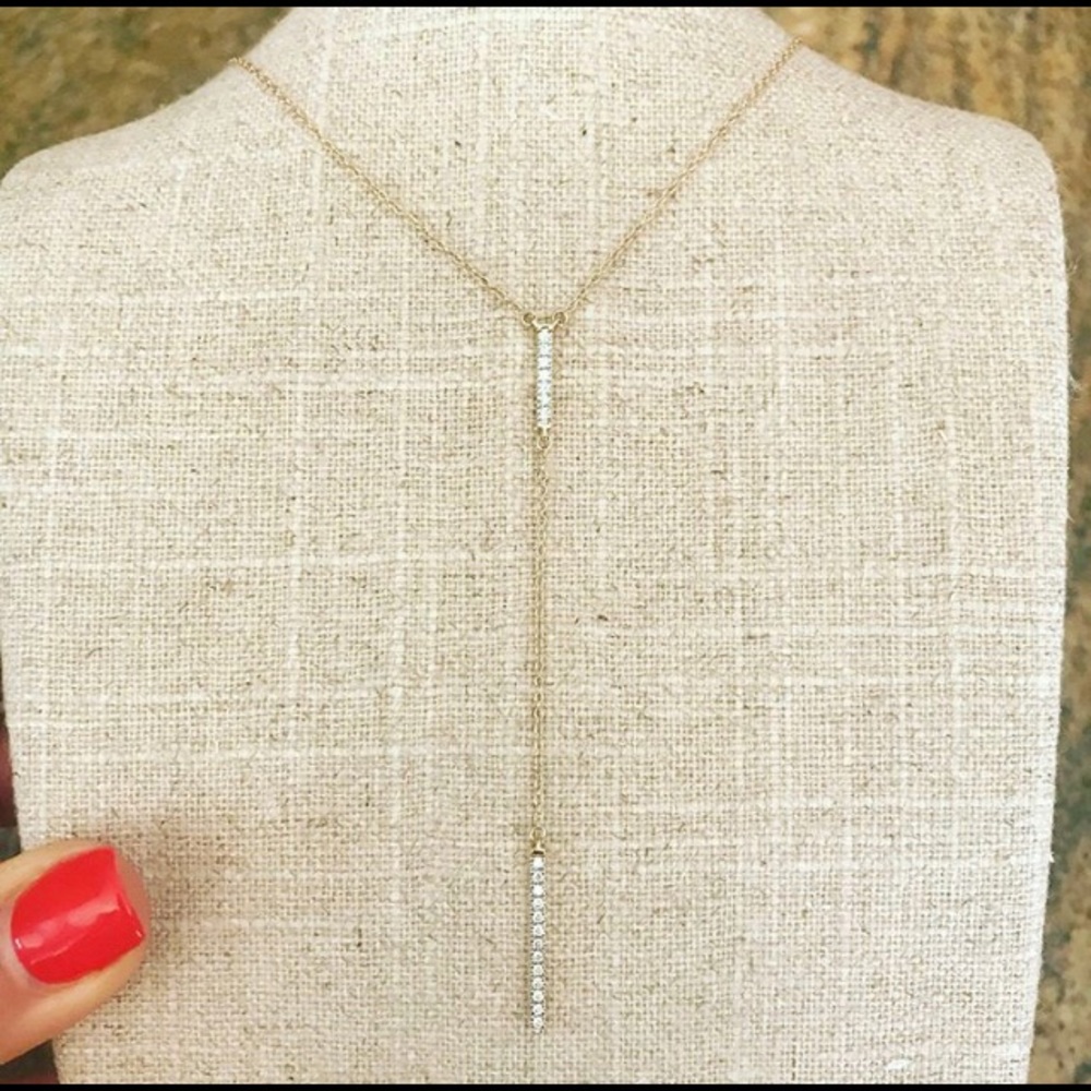 NWOT 14KT & DIAMOND necklace.
